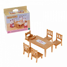 Sylvanian Families 4506 Н-р "Обеденный стол с 5-ю стульями" 