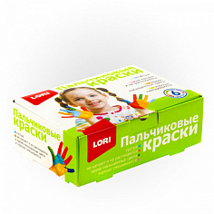 LORI Пкр-001 Пальчиковые краски 6 цв. по 20 мл.