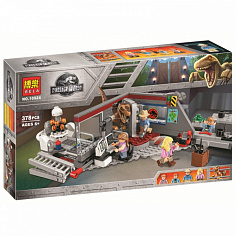 Г10924 Г10924 Конструктор BELA Парк Юрского Периода Охота на раптора. 378 деталей 26х19х4 (36/36).0,