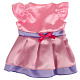миниатюра OTF-2202D-RU Одежда для кукол 40-42см платье розово-фиолетовое КАРАПУЗ