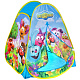 миниатюра GFA-SMESH01-R Детская игровая палатка "играем вместе" "смешарики" 81x91x81см в сумке