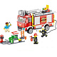 миниатюра Г0219 Конструктор LELE Городской Герой Пожарная машина на вызове. 370 деталей. 42.5х28х7 см. QL0219(