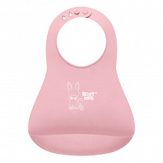 RB-402P Нагрудник ROXY-KIDS мягкий, розовый (РФ)
