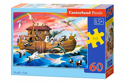 Фото товара Пазлы B5-066186 Ноев ковчег, (60 деталей MIDI) Castor Land