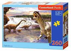 Пазлы B2-26616 Динозавры-2, 260 деталей MIDI Castor Land