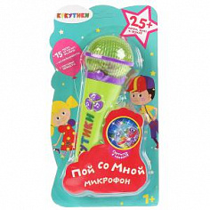 1810M201-R3 Микрофон Кукутики. 15 песен из м/ф, апплодисменты, световые эффекты. Умка