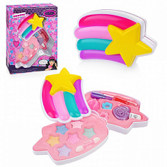 ВВ3790 Набор детской декор. косметики Bondibon Eva Moda, BOX 20,6*5,4*25,4 см; косметичка-звёздочка,