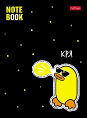 Записная книжка ХАТБЕР А6 48л. клетка, "УтяКря", тв. пер., глянц. ламин (48ЗКт6В1_29672) (082314)
