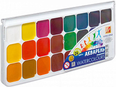 19С 1294-08 Краски Акварель ЛУЧ "Классика" 24цв., мед. б/к (21) (19С 1294-08)