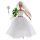 миниатюра 66001W-1-S-BB Кукла 29 см София невеста, в комплекте букет и расческа ТМ "КАРАПУЗ"