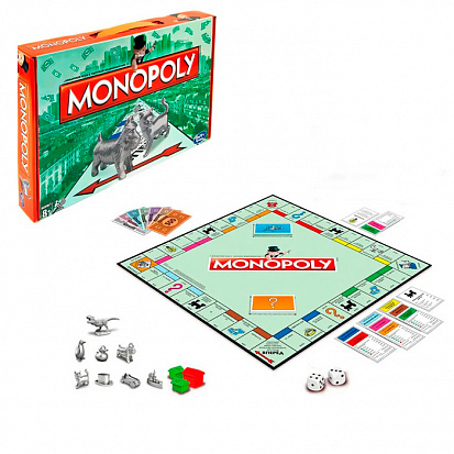 Фото товара Ф4001 Настольная игра Монополия с железными фигурками. 41х26.5х5 см. (18/36)4001