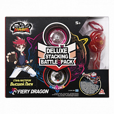 38779 Инфинити Надо. Волчок Стакинг Делюкс, Fiery Dragon. TM Infinity Nado