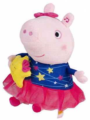 Фото 36813 Свинка Пеппа. Мягкая игрушка-ночник, свет, звук. ТМ Peppa Pig