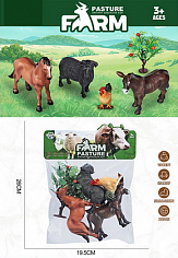 E068-5 животные домашние 4 шт/пакет