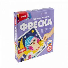 LORI Кп-057 Фреска. Картина из песка "Совушка"