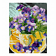LORI Ам-016 Алмазная мозаика 30*40 см (частичное заполнение) "Фиалки" фото