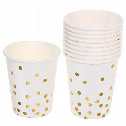 FG240525070L-3 Стакан 10 шт белый FG240525070L-3 фото  в Евпатории 