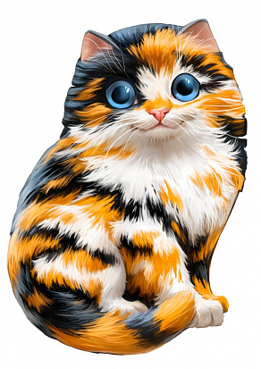 Фото товара MPZCAN4-M Collection ANIMALS. Лилу. 125 деталей. Размер 27 х19,5. Средний размер детали 3 см 8+