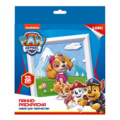 LORI Ипс-003 3D Art.Панно-раскраска Щенячий патруль "Скай"