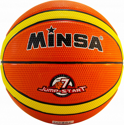 Т55040 Мяч баскетбольный Minsa. 2 вида. (40) 7 размер (75см диаметр) фото