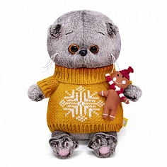 BB-074 Басик BABY в оранжевом свитере 20 см