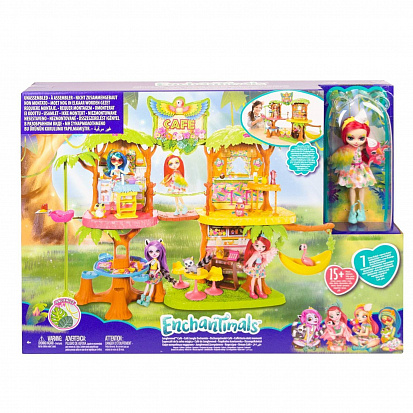 Фото товара GNC57 Игрушка ENCHANTIMALS "Джунгли Кафе" большая коробка