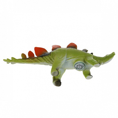 Фото ZY598039-IC Игрушка пластизоль динозавр стегозавры 33*9*14 см, хэнтэг, звук ИГРАЕМ ВМЕСТЕ
