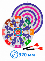 МТ ДБ33543 Дартс круглый d320мм (20 шт), арт.ДБ33543