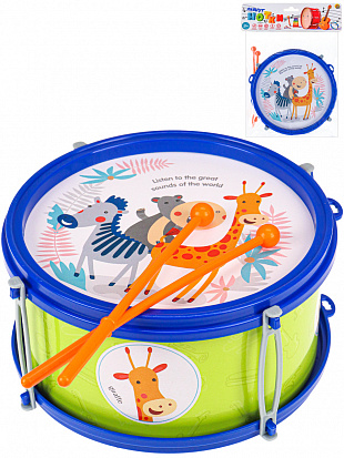 ИМ-5846 Барабан "Музыкальные друзья" 16см (в пакете) (Арт. ИМ-5846) фото