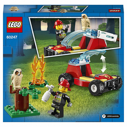 Фото 60247-L Конструктор LEGO CITY Fire Лесные пожарные