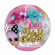 43467 ЛОЛ СЮРПРАЙЗ Кукла в шаре Hair Beads с аксессуарами L.O.L. SURPRISE!