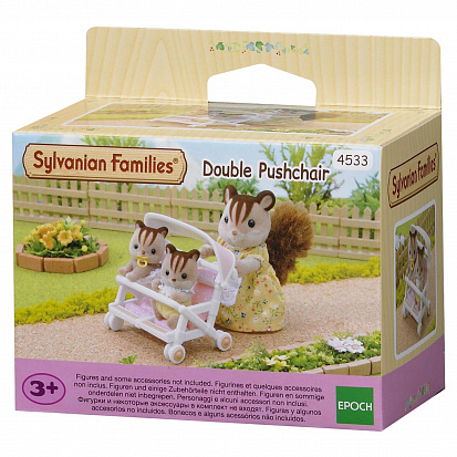 Фото товара Sylvanian Families 4533 Н-р "Коляска для двойни" 