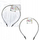 миниатюра Т21504 Lukky Fashion ободок 1 шт (серебро, чёрный) (10702070/081121/0362279)