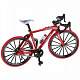 миниатюра 1801393-R Модель металл велосипед, длина 17см в русс. кор. Технопарк