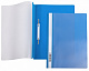 миниатюра Папка-скоросшиватель А4 ХАТБЕР, синяя 140/180 мкм, пластиковая (AS4_00102) (039960) (10/400)