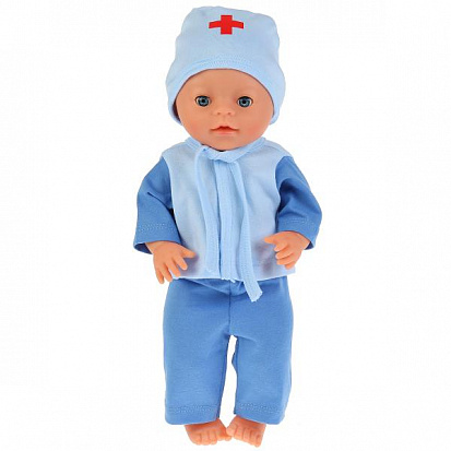 Фото OTF-1901DOC-RU Одежда для кукол 40-42см комплект "доктор" в пак. "Карапуз"