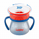 миниатюра LUBBY15036 Стакан-Поильник с ручками 360 ", от 12 мес., 250 мл, полипропилен, силикон