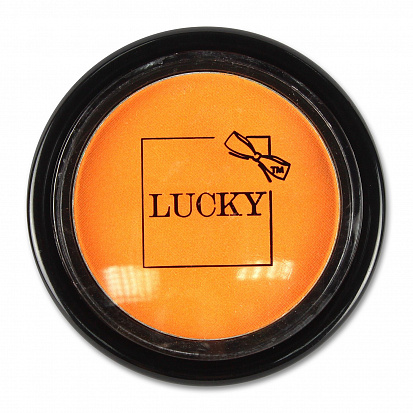 Фото Lucky Т11915 пудра для волос, в наборе со спонжем, цвет: оранжевый, на блистере 