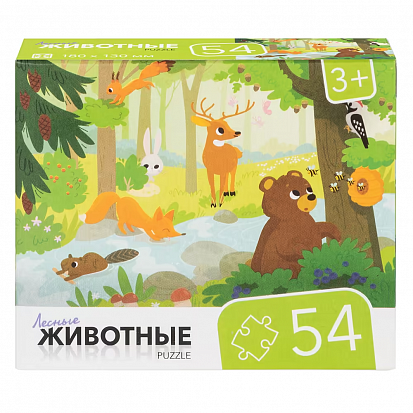 Фото товара RI5404 Игра детская настольная "54 Животные"