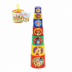ПОЛЕ76069 Занимательная пирамидка Disney "Винни и его друзья" (в сеточке)