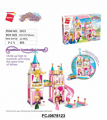 FCJ0668866/FCJ0678123 Конструктор 2615 QMAN Замок 405 дет. в кор.