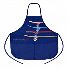 ФЕ-60003 Накидка для труда и рисования б/нарукавников СКЕЙТБОРДЫФеникс