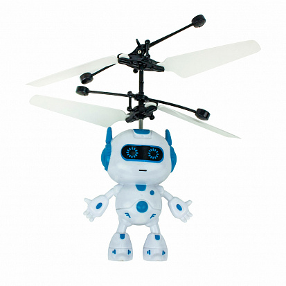 Фото 1toy Т16684 Gyro-Robot, игрушка на сенсорном управлении, со светом, акб, коробка (10702070/030821/02