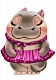 миниатюра MPZCAN26-M Collection ANIMALS. Бегемотик балерина. 53 детали. Размер 20 х 25см. Средний размер детал