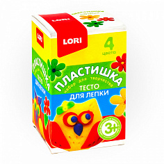 LORI Тдл-017 Тесто для лепки. Пластишка. Набор №14, 4цв. по 70 гр.