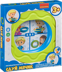 ВВ4566 Развивающие игры Bondibon логопедическая Игра "СДУЙ МЯЧИК", BOX