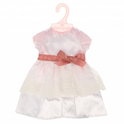 Фото товара 452163 Одежда для куклы 43см, платье нарядное атлас и кружево"Lady Mary"