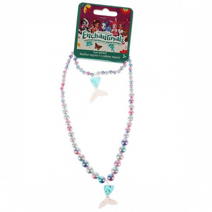 Фото товара JEWELRYSET-M-EN4 Акс-ры д/девочек ЭНЧАНТИМАЛС бижутерия (кулон+браслет) МИЛАЯ ЛЕДИ уп-10шт