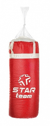 Фото IT107828 Боксерская груша "STAR TEAM" цвет красный, вес 7,5 кг, в сетке 60 см