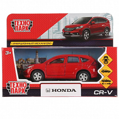 CR-V-RD Машина металл "HONDA CR-V" 12см, открыв. двери, инерц., красный в кор. Технопарк